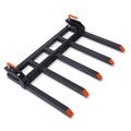 Danolaps Clamp on Debris Forks to 480  Bucket 2500 lbs Capacity Clamp on Pallet Forks Bucket Forks Attachments Compatible With Loader Bucket Skidsteer Tractor