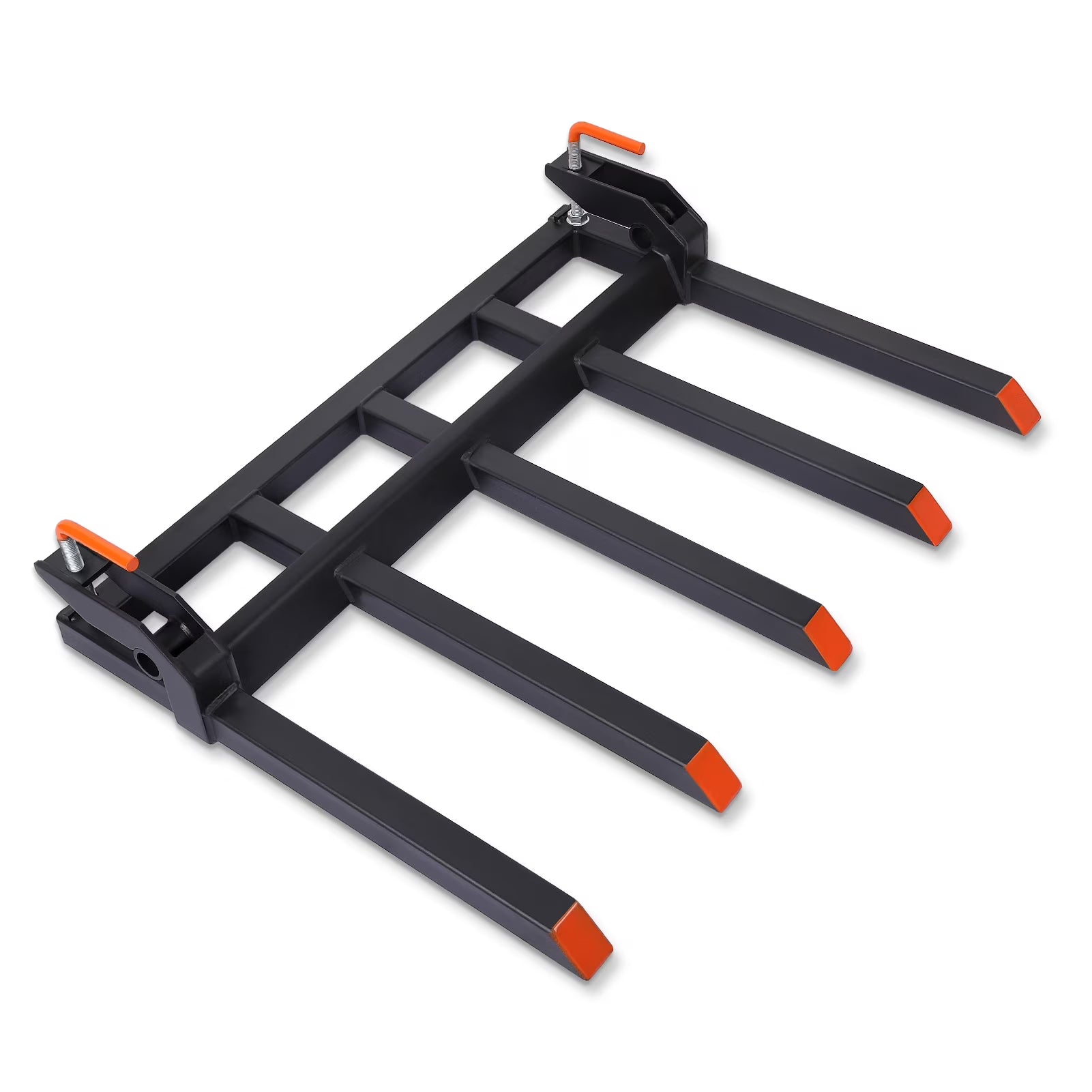 Danolaps Clamp on Debris Forks to 480  Bucket 2500 lbs Capacity Clamp on Pallet Forks Bucket Forks Attachments Compatible With Loader Bucket Skidsteer Tractor