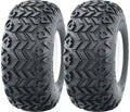 Set of 2 New ATV Go Kart Golf Cart John Deer OEM Tires 22.5X10-8 4PR - 14027