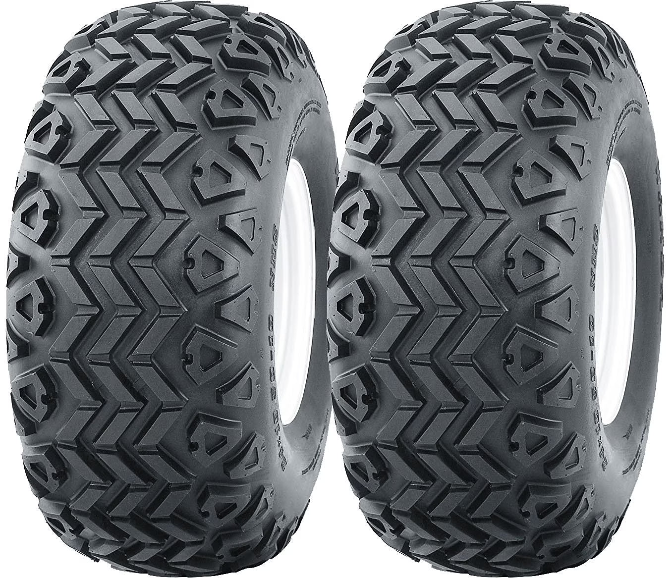 Set of 2 New ATV Go Kart Golf Cart John Deer OEM Tires 22.5X10-8 4PR - 14027