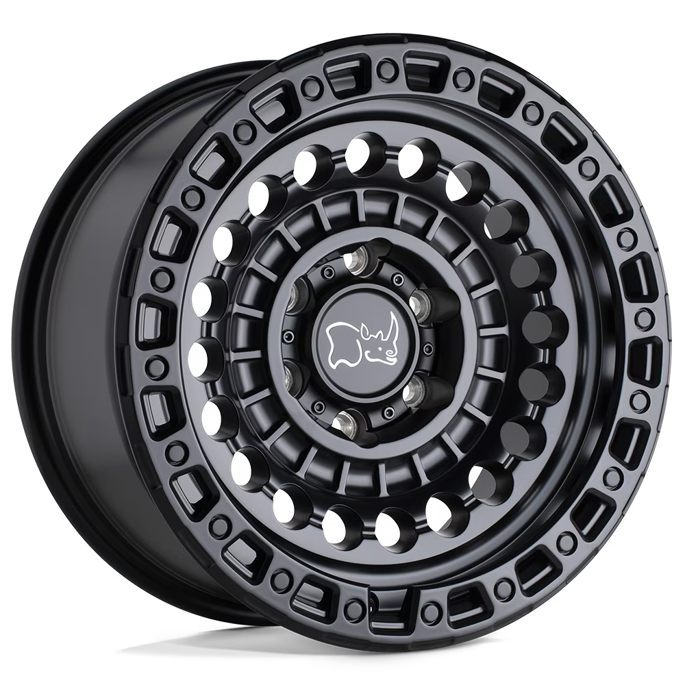 Black Rhino Cast Aluminum Rim BRSTN 20X9.5 8X170 M-BLK 12MM, 2095STN128170M25