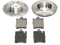 Rear Brake Pad and Rotor Kit - Compatible with 1996 - 2002 Mercedes-Benz E320 Sedan 1997 1998 1999 2000 2001