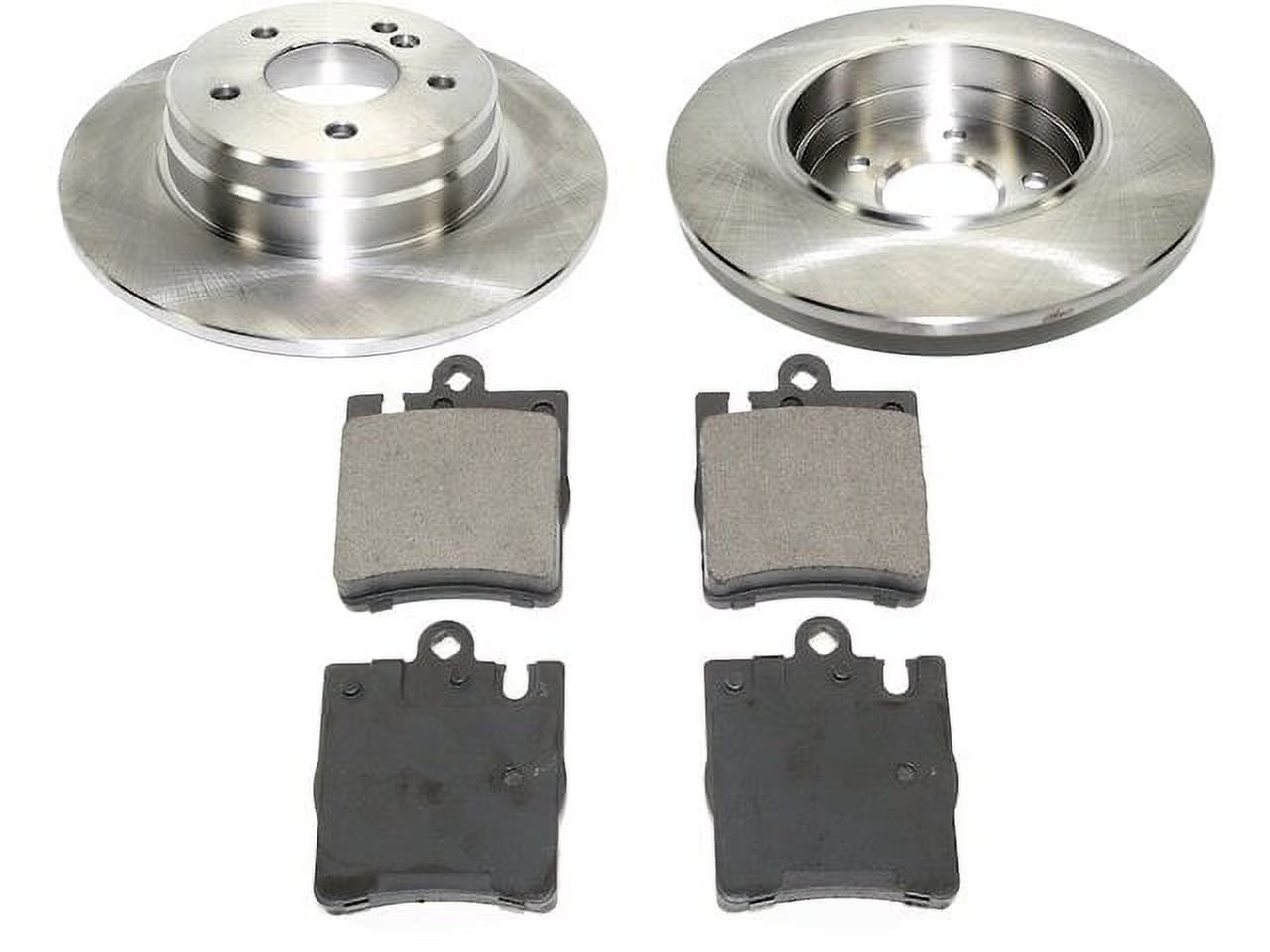 Rear Brake Pad and Rotor Kit - Compatible with 1996 - 2002 Mercedes-Benz E320 Sedan 1997 1998 1999 2000 2001