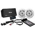 BOSS Audio Systems ASK902B.6 Marine 500 Watt 4 Channel Amplifier, 6.5?? Speakers