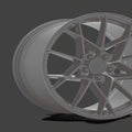 Tsw Sector 20X9 5X114.3 40Et 72.1Cb Semi Gloss Black Wheel