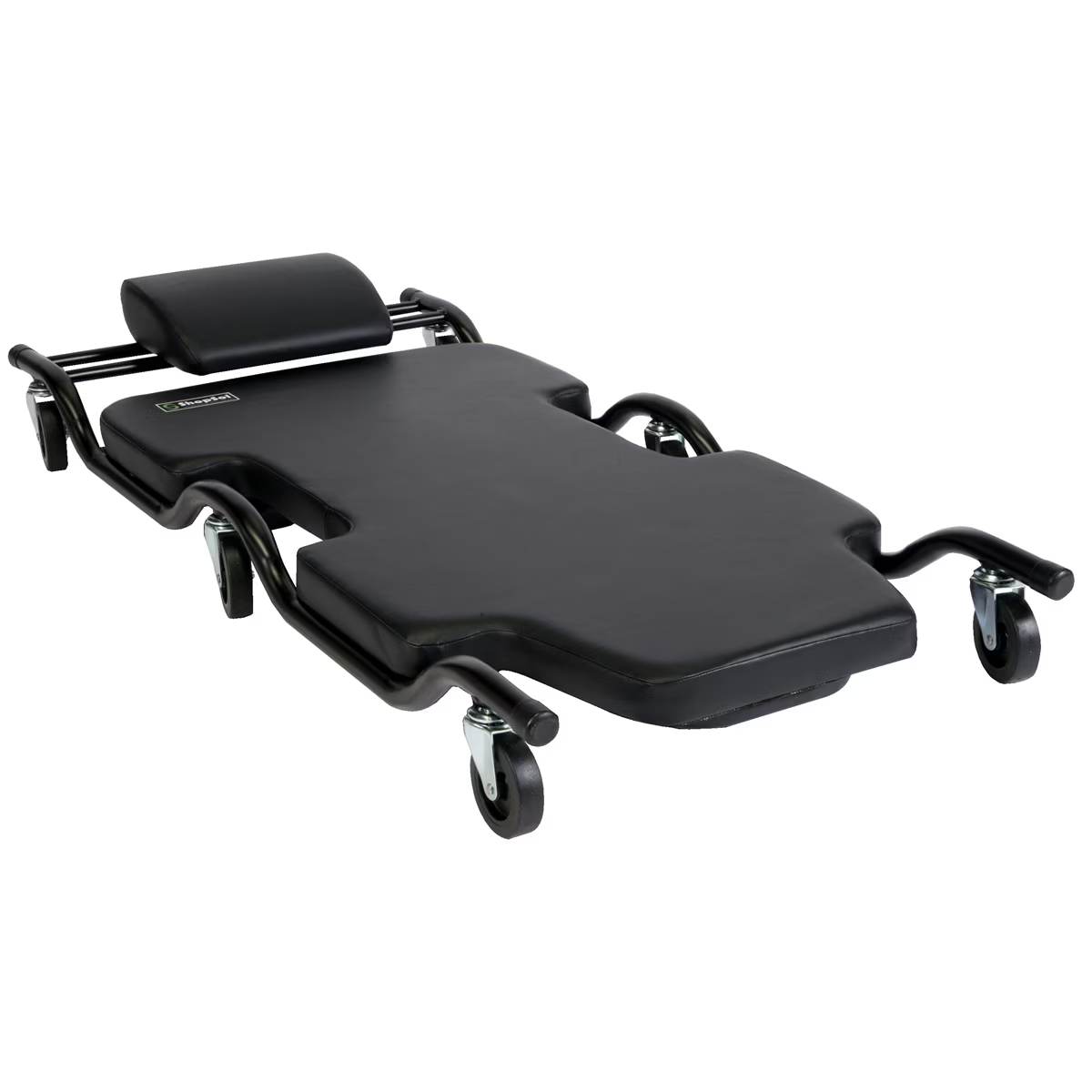 ShopSol Heavy Duty Automotive Creeper, 500 lb, 20 in Wide, 6 Wheels