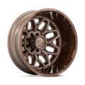 20x8.25 Fuel Off-Road D876 Flux Platinum Bronze DUALLY REAR Wheel 8x6.5 (-240mm)