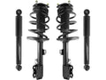 Front and Rear Strut Coil Spring and Shock Absorber Assembly Kit - 4 Piece - Compatible with 2010 - 2015 RX350 (Excludes Models with Air Suspension) 2011 2012 2013 2014