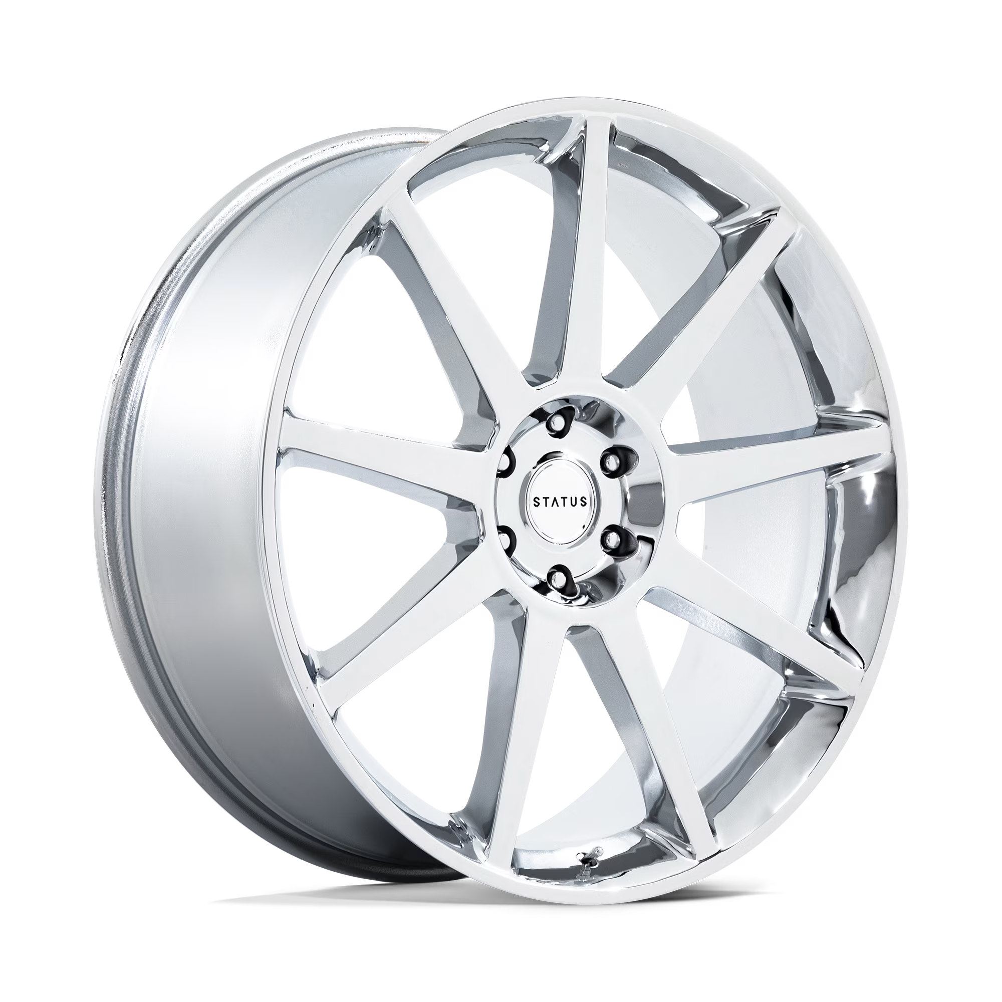 Status Cast Aluminum Rim ST002 26X10 6X135 CHROME 30MM, ST002PX26106330