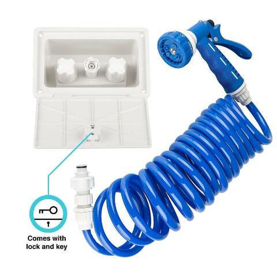 Dura Faucet DF-SA189-WT Exterior Spray Port FAUCETS & COMPONENTS RV
