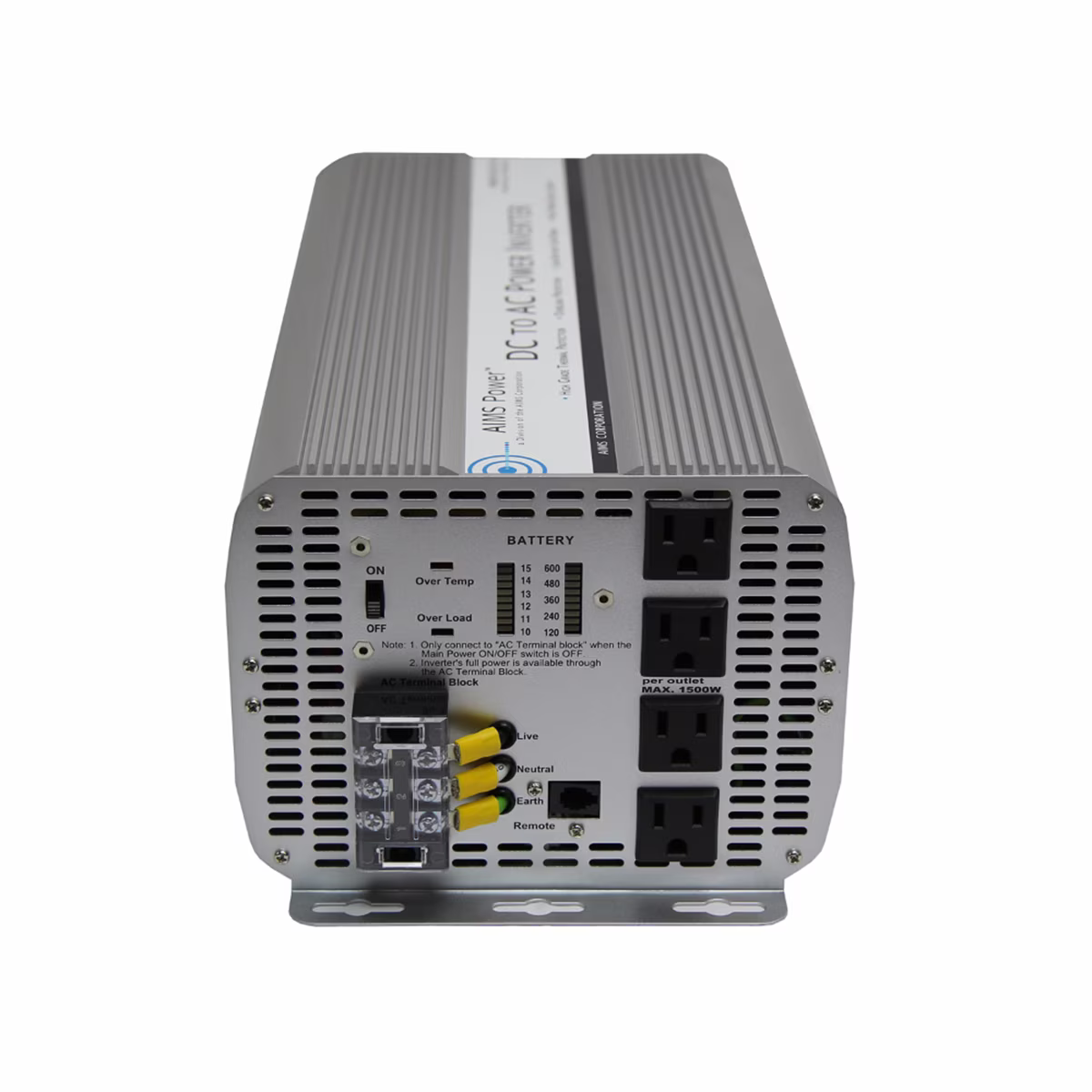 AIMS Power 5000 Watt 12 Volt Modified Sine Inverter