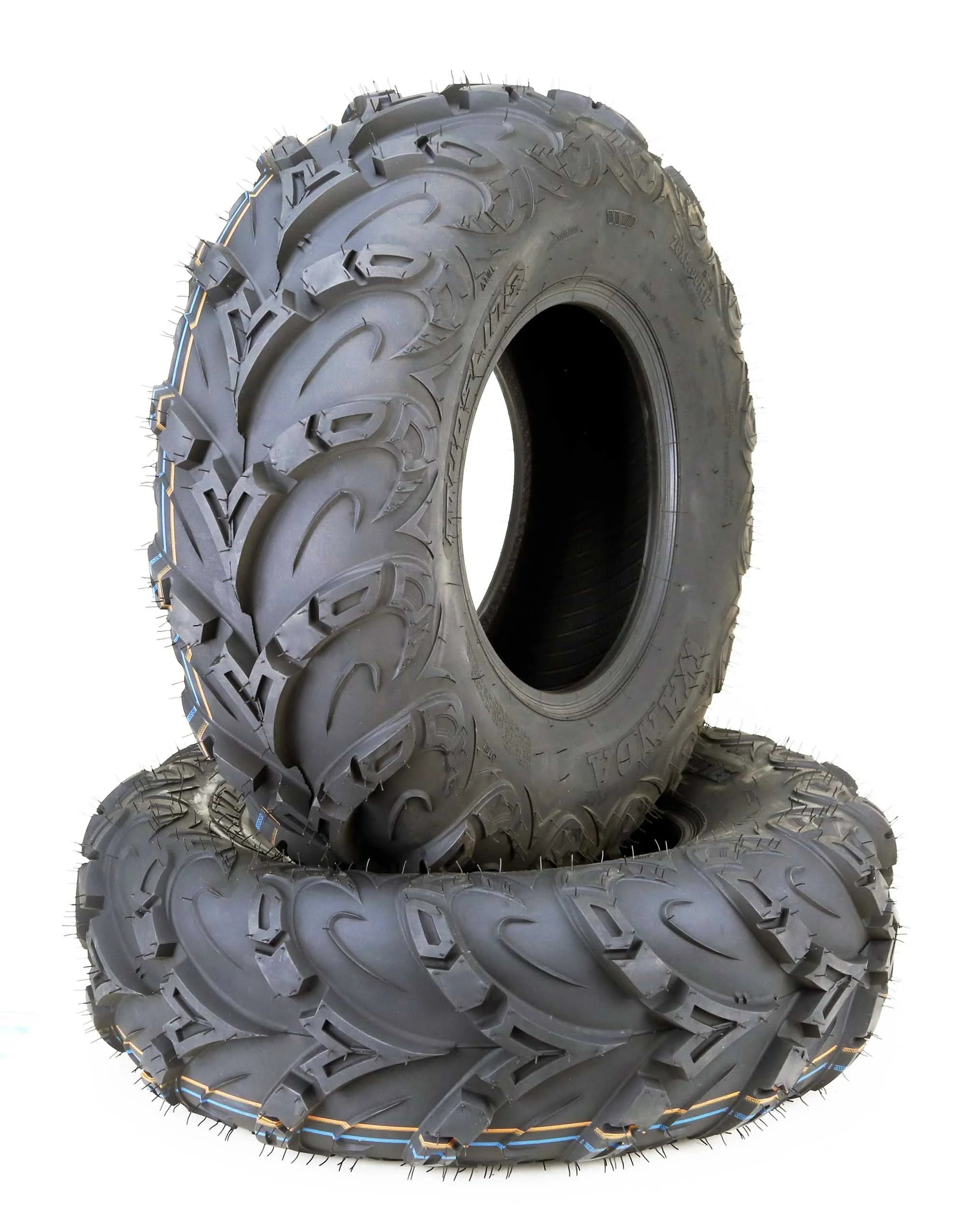 Set of 2 WANDA Radial ATV UTV Tires 26x8R12 6PR Mud Sling