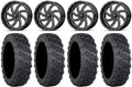 MSA Milled Switch 20  Wheels 33  Versa Cross V3 Tires Polaris RZR XP 1000 / PRO XP / Ranger XP 900/1000