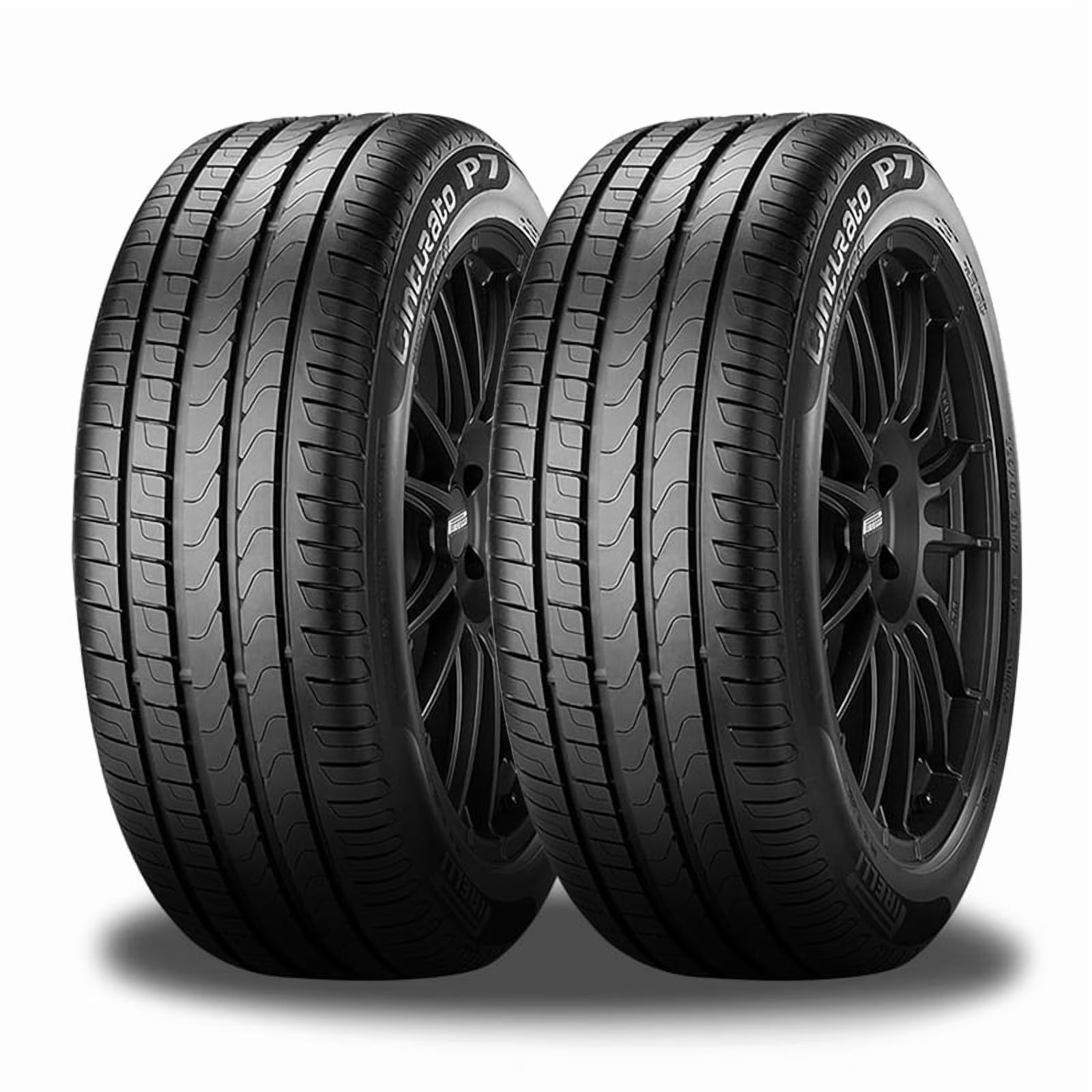 Pair of 2 Pirelli Cinturato P7 225/50R18 95W Summer Performance Run Flat Tires UHP P2245600 / 225/50/18 / 2255018 Fits: 2008-12 Chevrolet Malibu LTZ, 2019-23 Honda HR-V EX-L