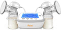 Crane USA Deluxe Double Electric Cordless Breast Pump. Portable. Closed System. Overflow Protection