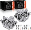 A-Premium Disc Brake Caliper Assembly with Bracket Compatible with Toyota Camry 2007-2010 Avalon 2008-2011 Lexus ES350 2007-2011 Rear Side 2-PC Set