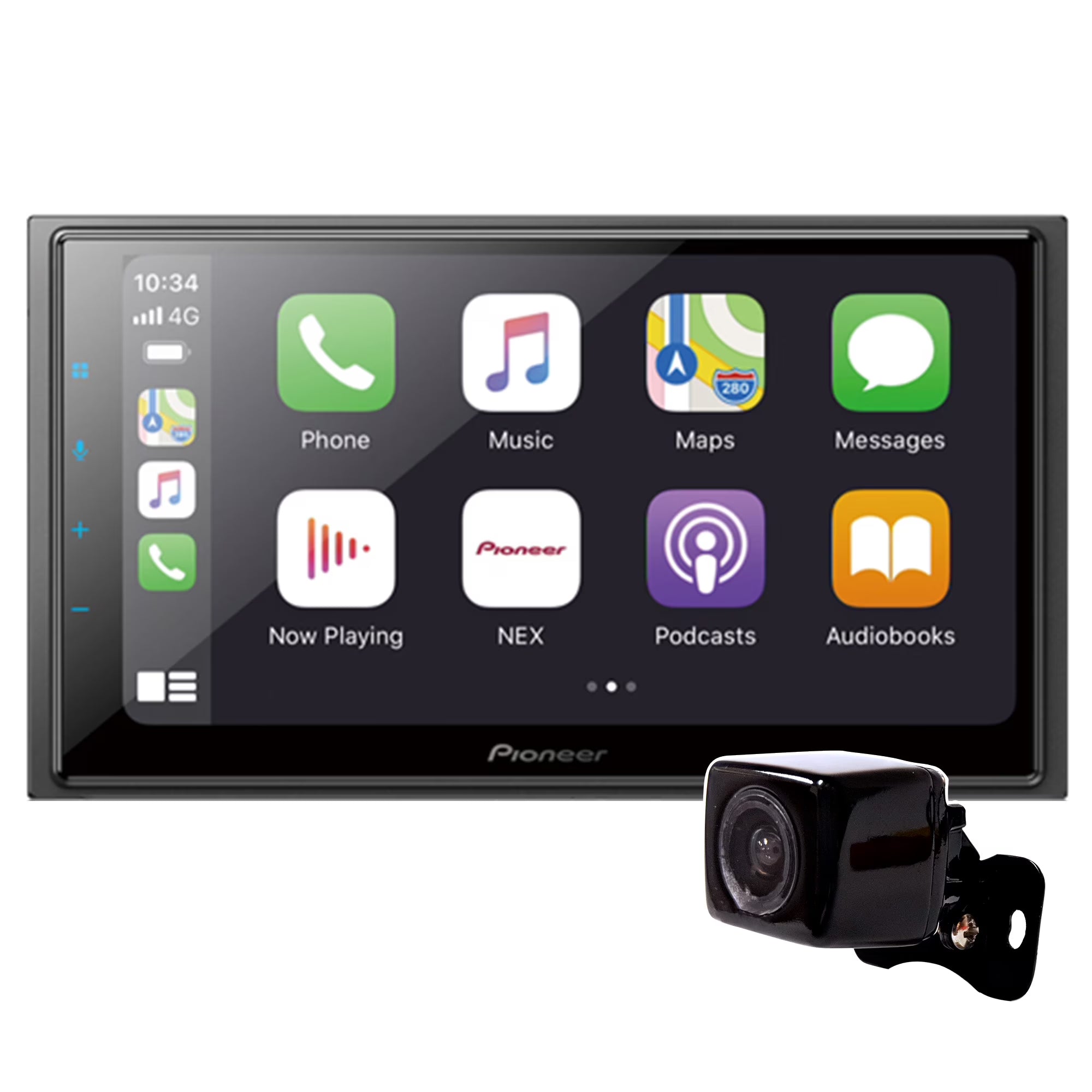 New Pioneer DMH-W4660NEX 6.8  2-DIN Digital Multimedia Receiver with Backup Camera