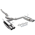 DNA Motoring For 15-20 Subaru Impreza WRX STI GK/GT Complete Catback Exhaust Muffler System