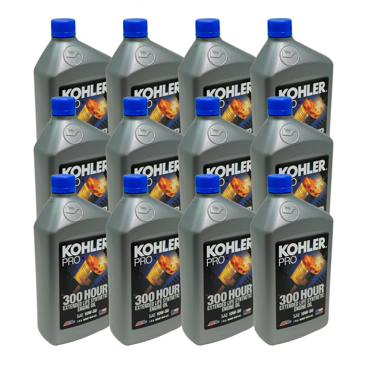 12 Quarts Kohler 10W-50 Engine Oil 25 357 73-S