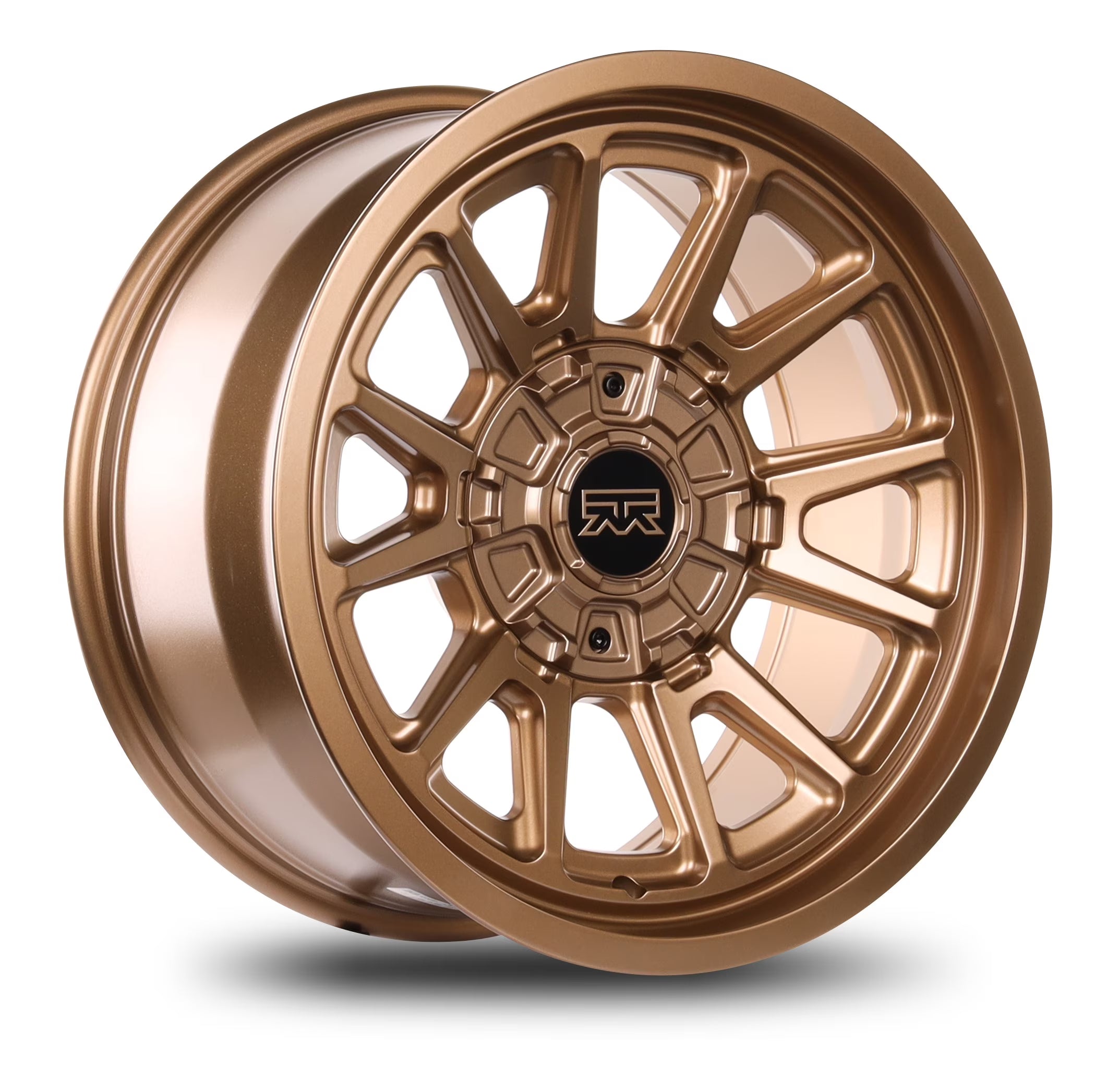 18x9 Mudder Trucker MT706 Detox Matte Bronze 6x135 6x139.7 6x5.5 ET-12 wheel rim