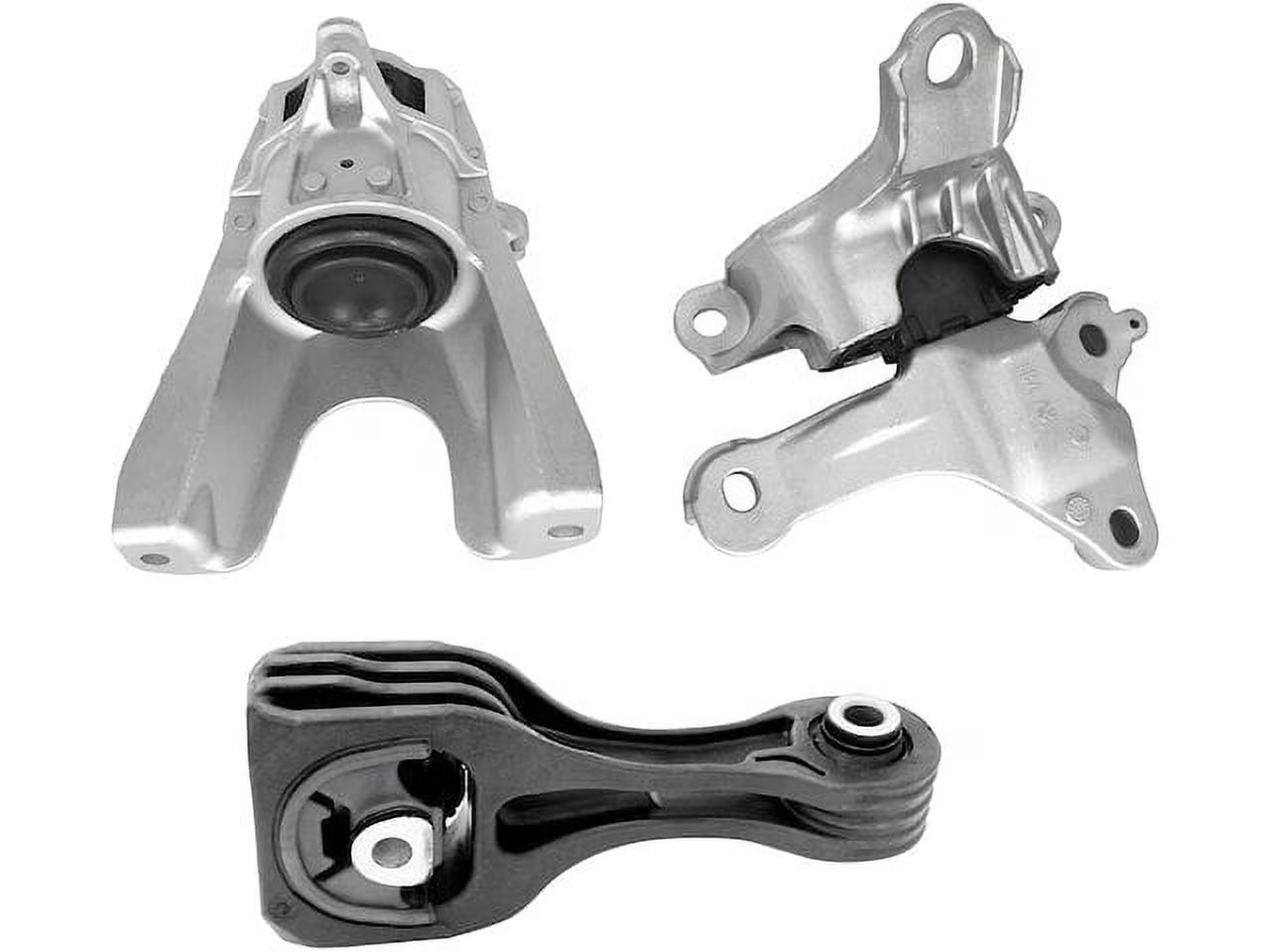 Engine Mount and Automatic Transmission Mount Kit - 3 Piece - Compatible with 2016 - 2019 Honda Civic 2.0L 4-Cylinder 2017 2018