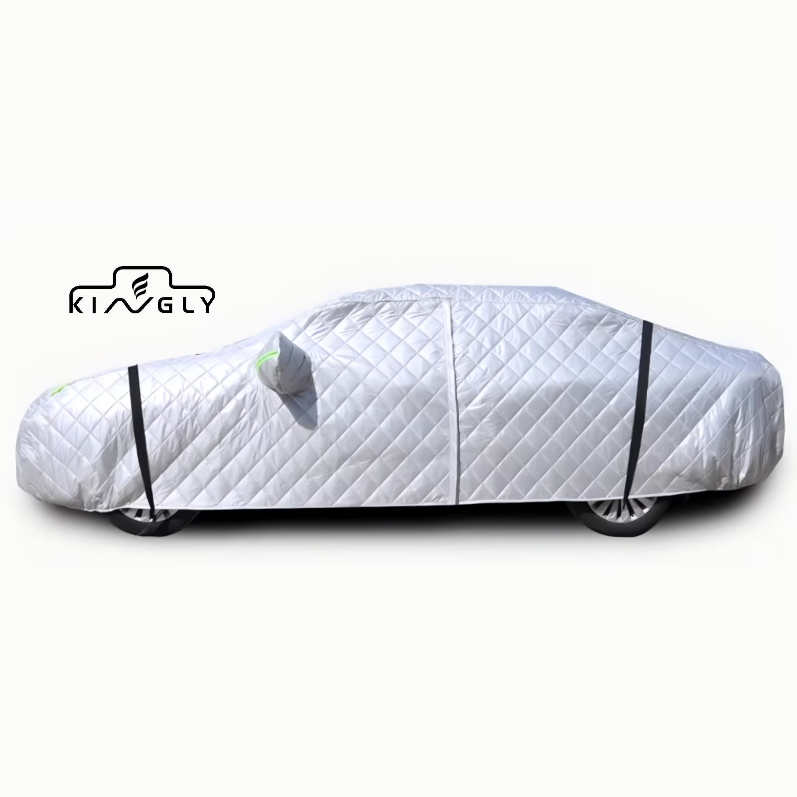 KINGLY Waterproof Car Covers for Automobiles All Weather Season UV Protection Snowproof Outdoor Full Cover Universal Fit Sedans Up to 200 