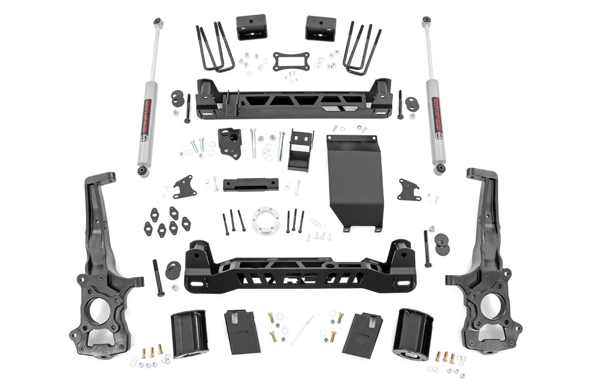 Rough Country 6  Lift Kit (fits) 2019-2020 Ranger 4WD | N3 Shocks | Crossmember Knuckle | Suspension System | 50530