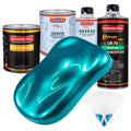 Teal Green Metallic Premium Quart URETHANE BASECOAT CLEARCOAT Car Auto Paint Kit