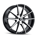 Kraze Turismo-Kr193 18X8 5X114.3 40Et 72.62Cb Black/Machined