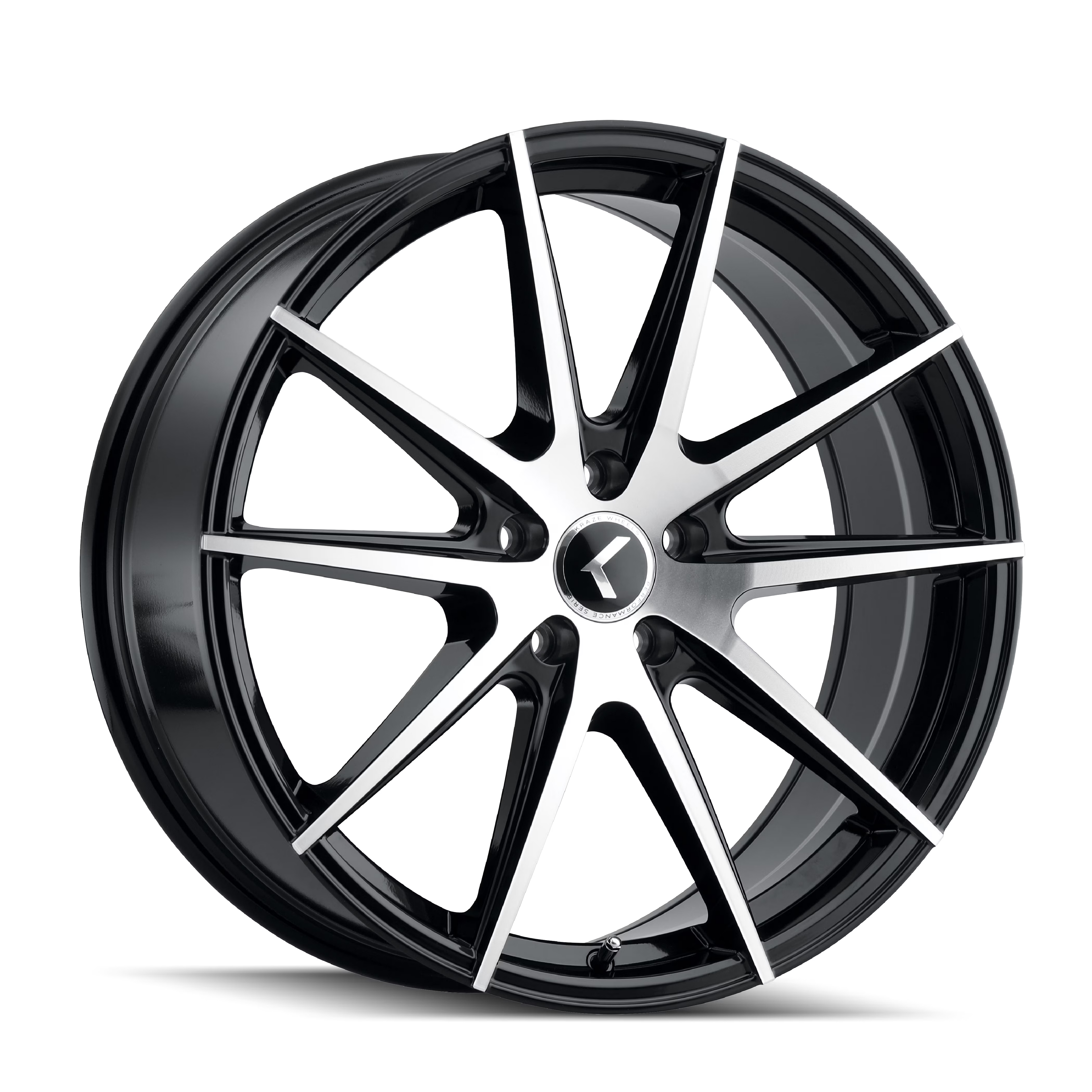 Kraze Turismo-Kr193 18X8 5X114.3 40Et 72.62Cb Black/Machined