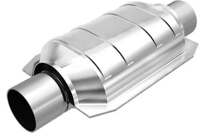 MagnaFlow Conv Univ 2.5inch Inlet/Outlet Center/Center Oval (California OBDII) Fits select: 2002-2003 FORD EXPLORER, 2002 CHEVROLET SILVERADO