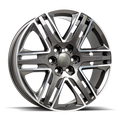 REPLICA 051 26X10 6X139.7 31ET 78.1CB Gun Metal Machined Wheel