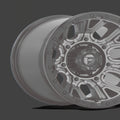 Fuel 1PC Cast Aluminum Rim D825 20X10 8X170 M-GNMTL BLK-RG -18MM, D82520001747