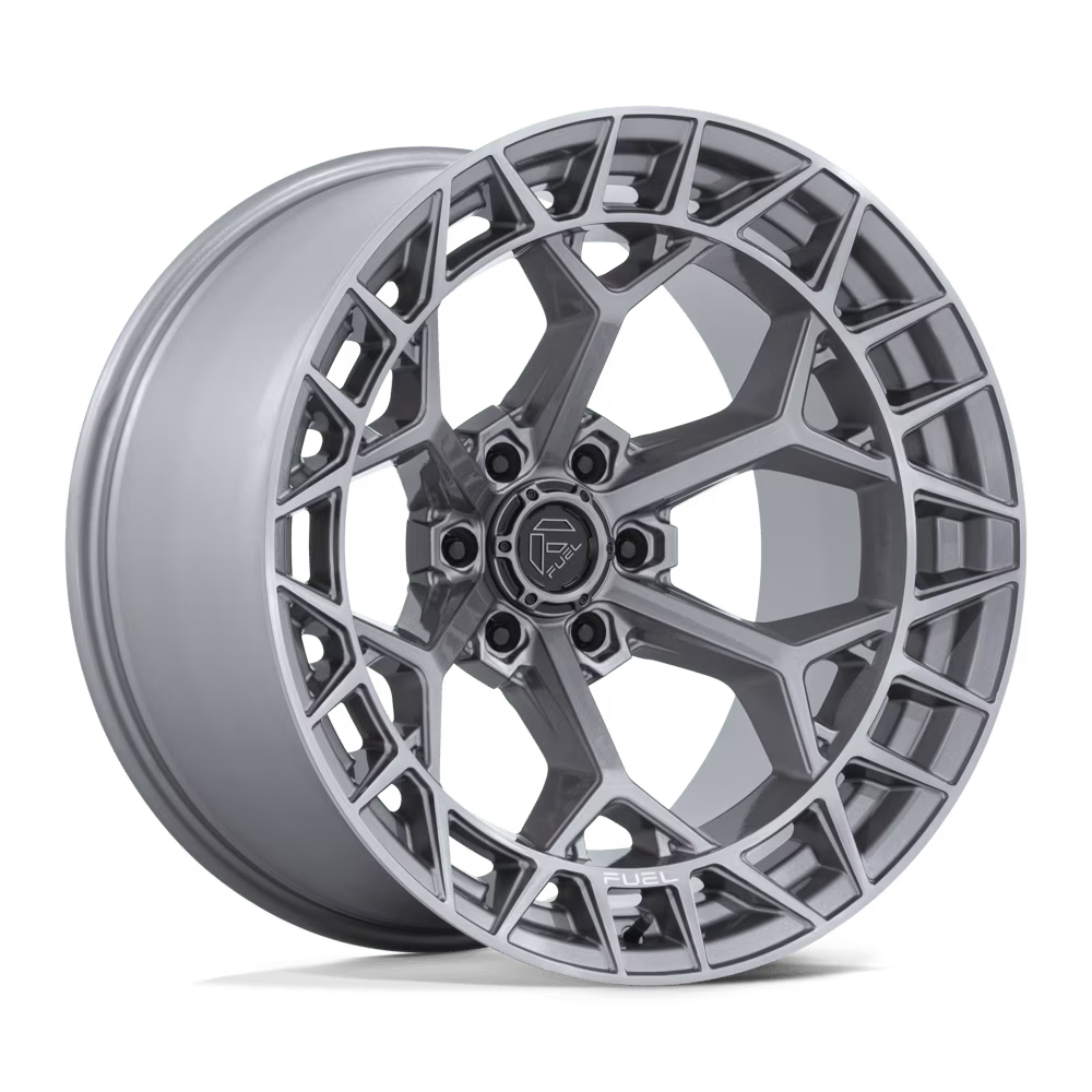 17x9 Fuel Off-Road FC873 Charger Platinum Wheel 6x135 (1mm)