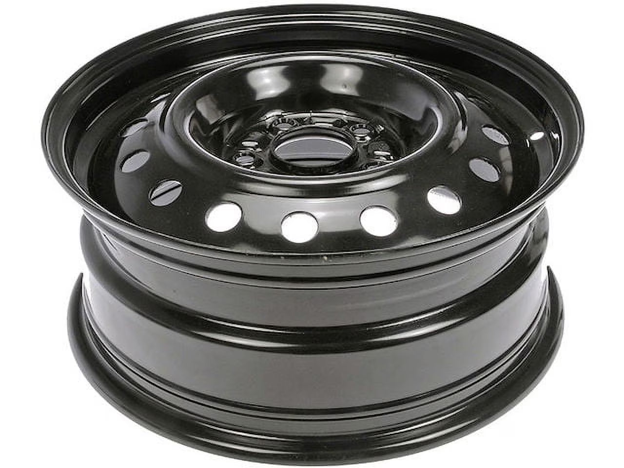 Steel Wheel - Black - 16 Inch - Compatible with 2011 - 2013 Hyundai Elantra 2012