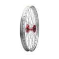 Tusk Impact Complete Wheel - Front 21 x 1.60 Silver Rim/Silver Spoke/Red Hub for Honda CRF250R Works Edition 2025