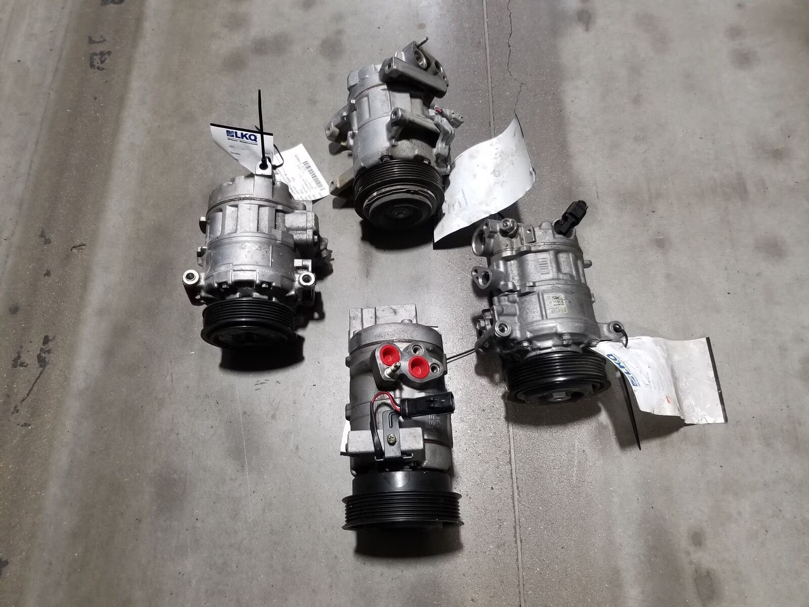 Pre-Owned 2007-2013 Mercedes Benz S Class A/C Compressor 109K Miles OEM LKQ - Verify Specific Vehicle Fitment In Description - (Good)