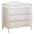 AFG Baby Furniture Grace 3-Drawer Changing Table. White