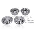 17 Inch 8 Lugs 5 Hand Holes Stainless Steel Wheel Simulators for 2011-2021 Chevy GMC 3500 Dually Wheel Truck
