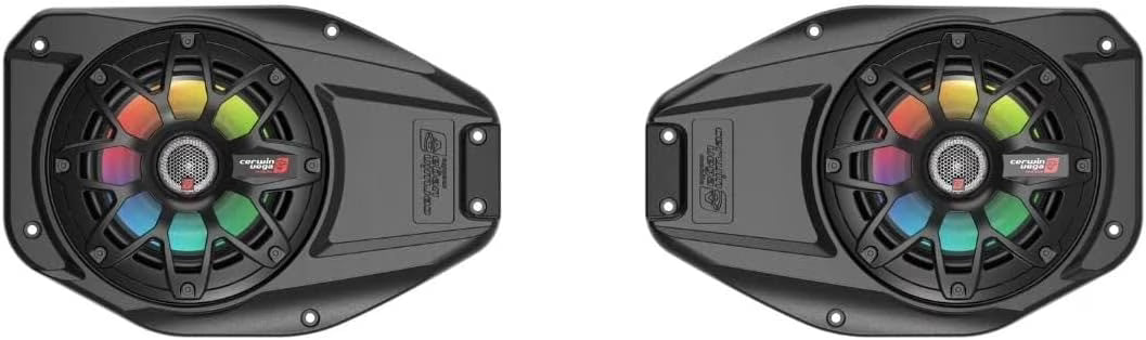 Cerwin Vega RVJP65 Sound Bar Speakers Overhead Kit Replacement for Jeep 2018+ Gladiator Wrangler