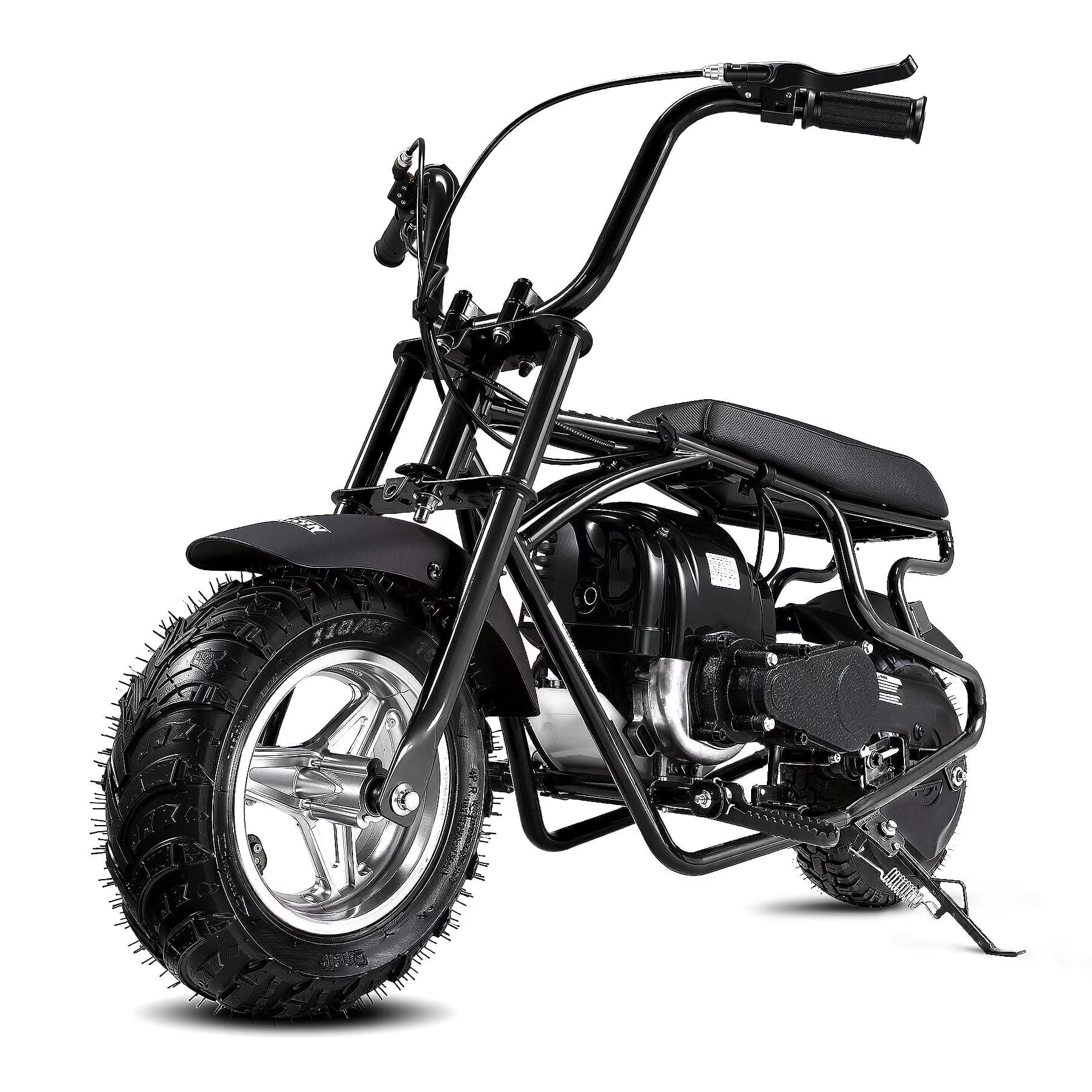 Oryxearth 37.7CC Mini Bike, 4-Stroke Gas Power 16 mph Dirt Bike, Off Road for Teens, Pull Start, Black