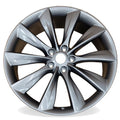 21  Single 21x8.5 Charcoal Front or Rear Alloy Wheel For Tesla Model S 2012-2017 OEM Design Replacement Rim 98727 6005868
