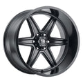 22x12 Hostile H117 Venom Asphalt (Matte Black) Wheel 6x135 (-44mm)