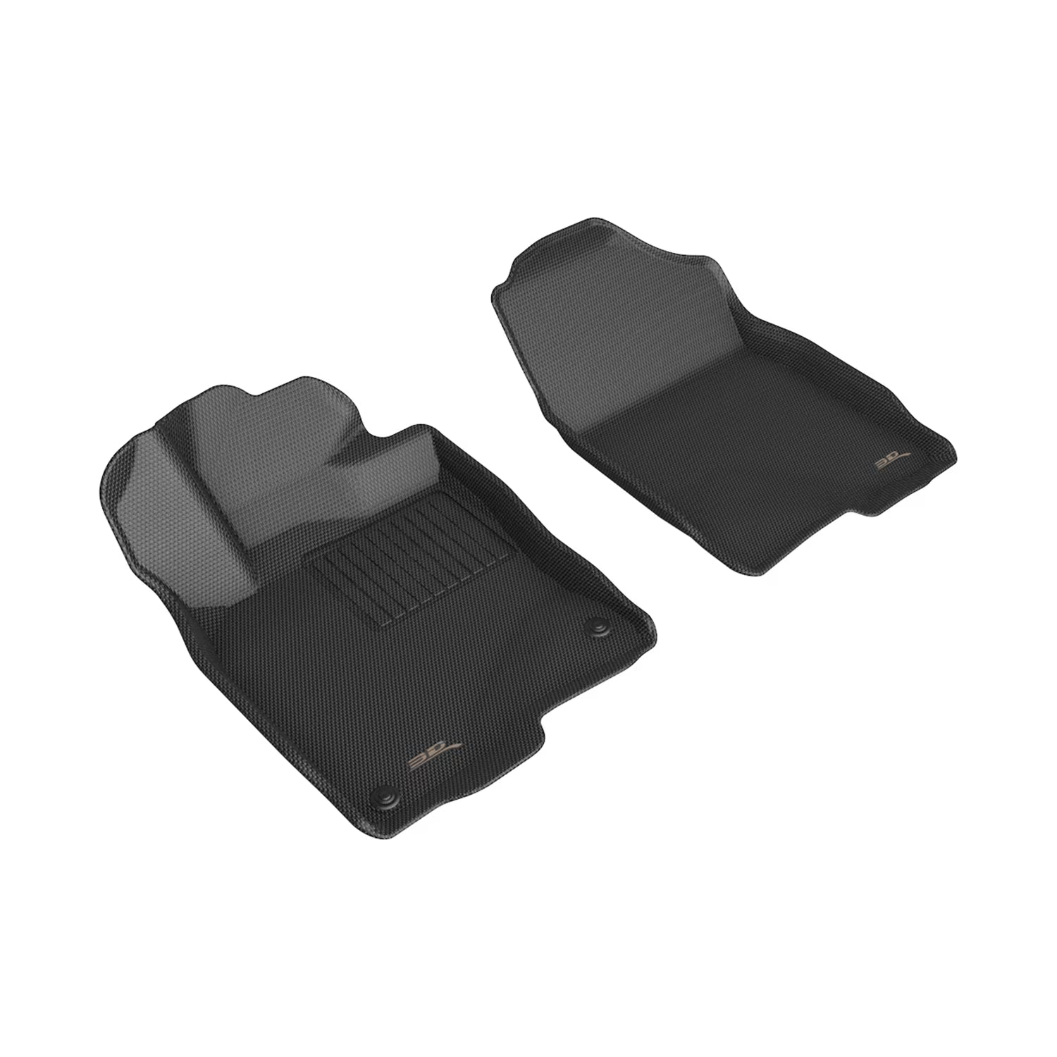 3D MAXpider Custom Fit Kagu Floor Mat (Black) Compatible With Honda Civic 2022-2025 / Acura Integra 2023-2025 - R1