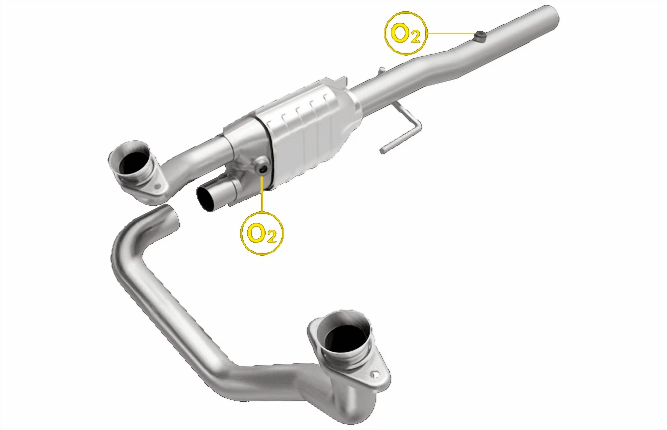 MagnaFlow Conv Direct Fit Ram 1500/2500 94-99 Fits select: 1994-2001 DODGE RAM 1500, 2002 DODGE RAM 2500
