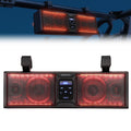 Kemimoto UTV Sound Bar 16 inch ATV SoundBar Sound System SxS Speakers LED Light for Polaris Can-Am