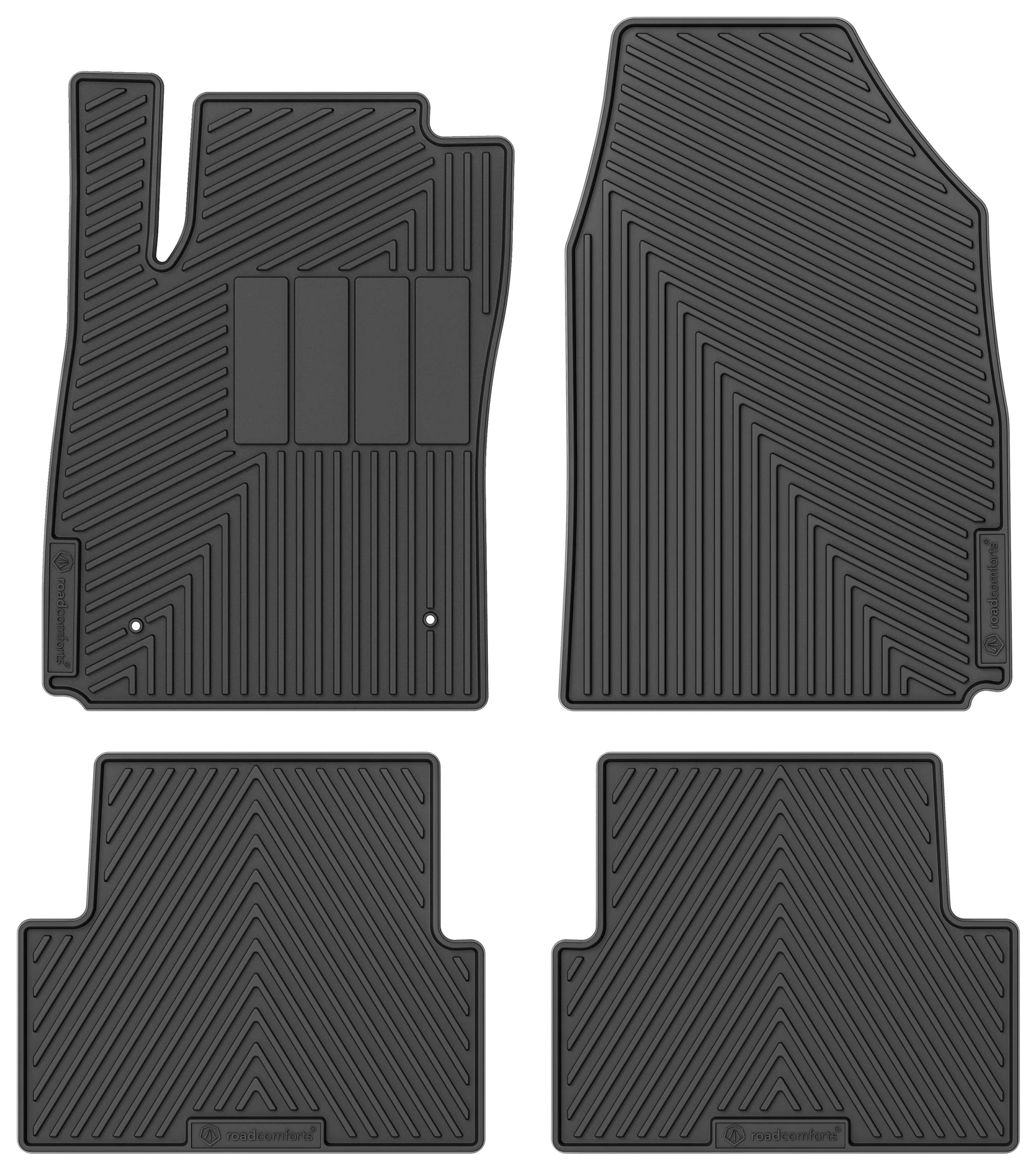 Road Comforts 4 Piece Set Standard Custom Fit Floor Mat Fits select: 2012-2019 CHEVROLET SONIC