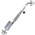Stainless Steel Exhaust Resonator Fits 2003-2004 Infiniti G35 Sedan RWD 3.5L - Direct Fit