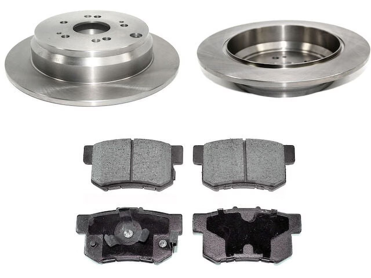 Rear Brake Pad and Rotor Kit - Compatible with 2005 - 2016 Honda CR-V 2006 2007 2008 2009 2010 2011 2012 2013 2014 2015