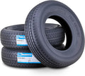 Free Country Premium Trailer Tire ST225/75R15 Radial 10PR Load Range E w/Scuff Guard, Set 3